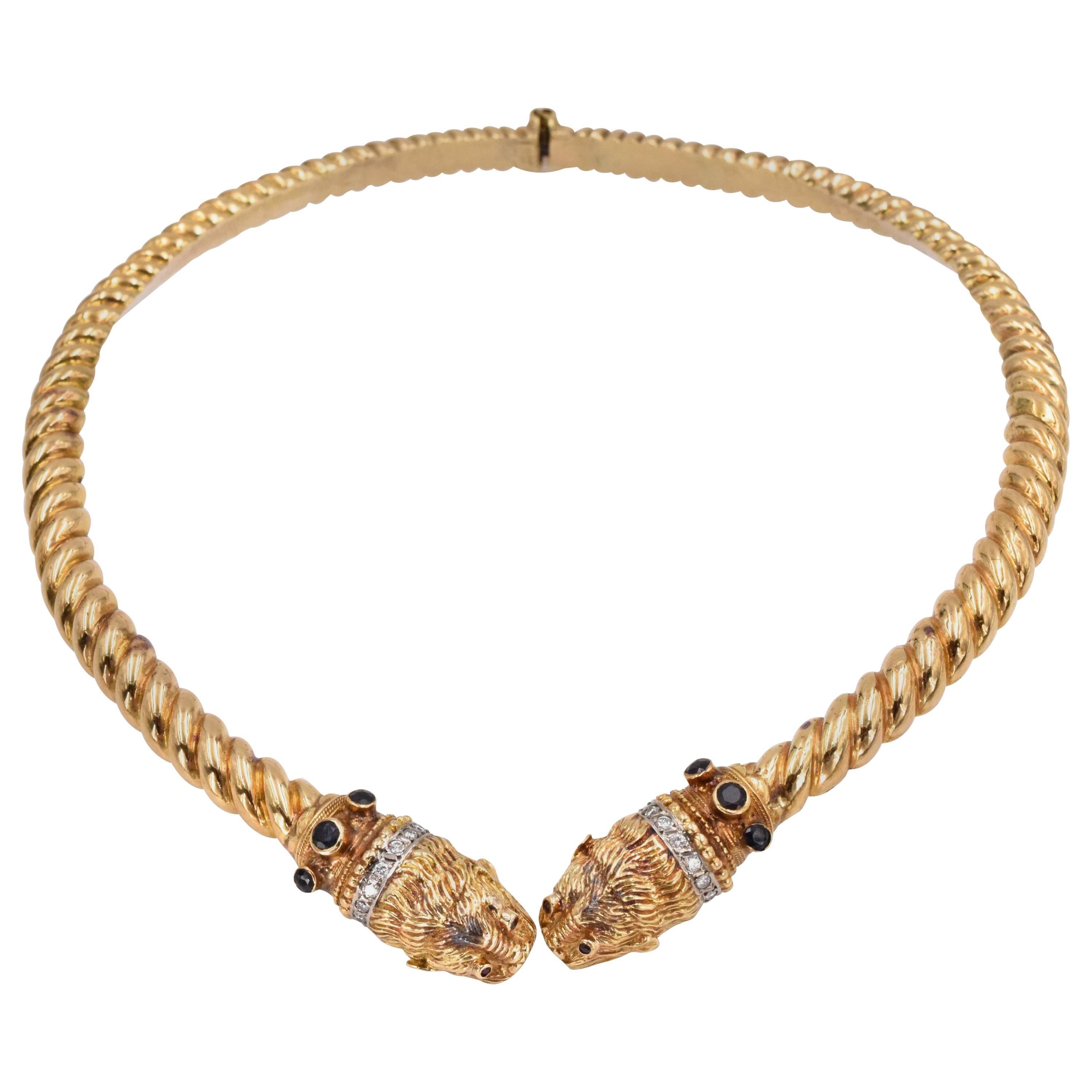Zolotas Chimera Gold Necklace