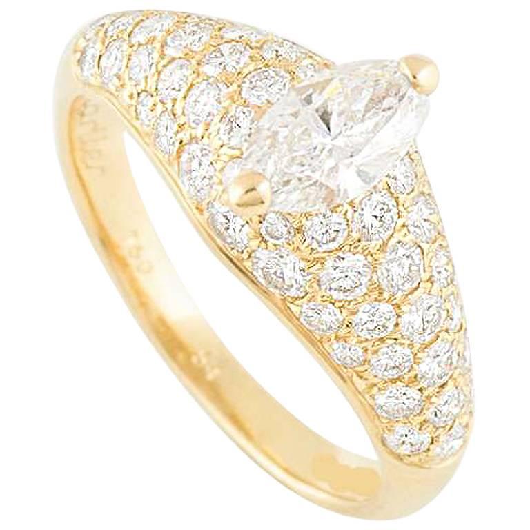 Cartier Marquise Diamond Engagement Ring