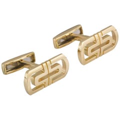 Bulgari 18 Karat Yellow Gold Parentesi Cufflinks 1