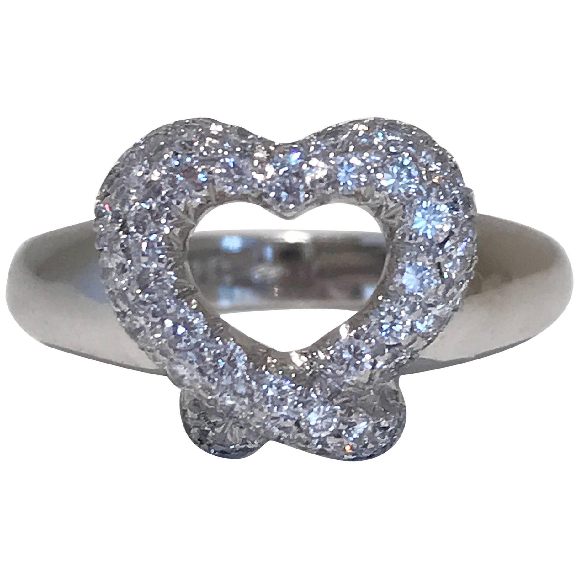 Piaget Diamond Heart Ring For Sale
