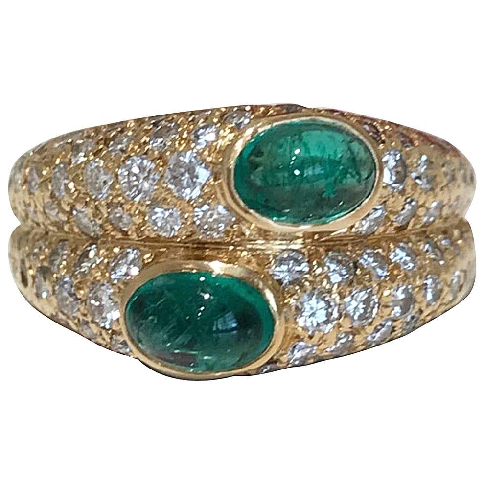 Cartier Emerald and Diamond Ring