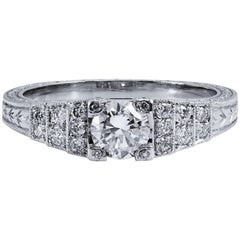 0.64 Carat Diamond Engagement Ring