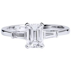 H & H 1.13 Carat Diamond Engagement Ring