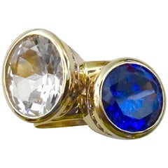 Michael Kneebone Tanzanite Topaz "Leah" Stacking Rings