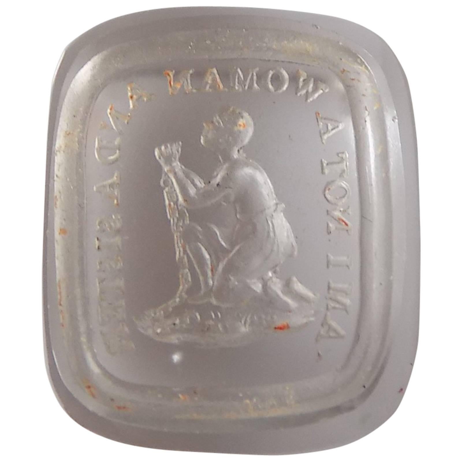 Georgian "Am I Not a Woman and a Sister" Anti Slavery Glass Seal
