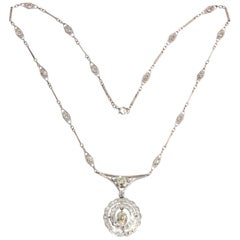 Diamond Platinum Necklace