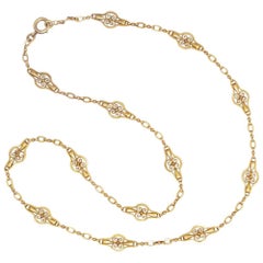 French 18 Karat Gold Chain, circa 1890