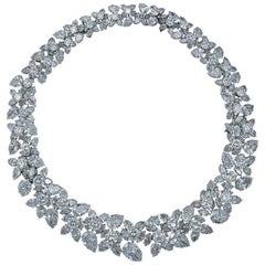 Harry Winston Diamond Wreath Necklace 1