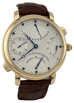 Maurice Lacroix Masterpiece Double Retrograde MP7018 18k Rose Gold 43mm