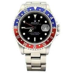 Rolex GMT Master Pepsi 16700 40mm Red Blue Bezel Stainless Steel