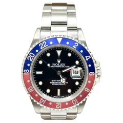 Rolex GMT Master 16700 40mm Pepsi Red and Blue Bezel Stainless Steel Box Papers