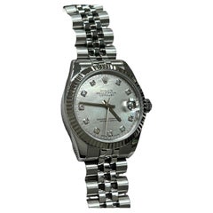 Rolex Datejust Midsize 31mm 178274 Factory MOP Diamond Dial 18K Gold Steel