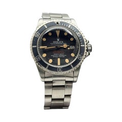 Vintage Rolex Double Red Sea Dweller 1665 RARE MK 3 Zifferblatt mit PATINA 40mm Stahl