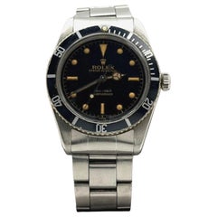 Vintage Rolex Submariner No Date James Bond 5508 37mm Gilt Chapter Ring Dial