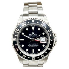 2004 Rolex GMT-Master II 16710 40mm Black Stainless Steel Box Paper