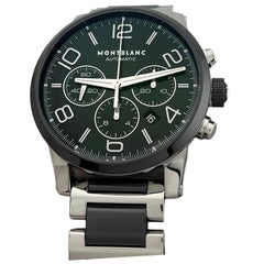 Montblanc Timewalker Chronograph 103094 43mm Steel Black Ceramic Box Paper
