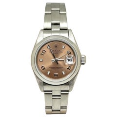 Rolex Ladies Date 79160 26mm Pink Salmon Dial Stainless Steel