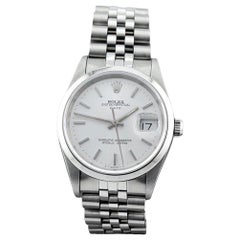 Rolex Date 15200 34mm Silver Dial Stainless Steel Jubilee