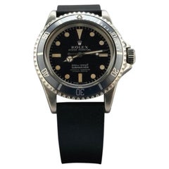 Vintage Rolex Submariner No Date 5512 40mm Black Dial Stainless Steel