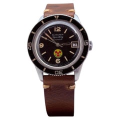 Blancpain Fifty Fathoms vintage Aqua Lung senza radiazioni, lunetta in bachelite, acciaio