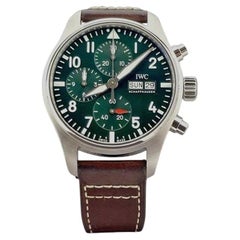 IWC Pilot Chronograph 41 IW388103 41 mm, grünes Zifferblatt, Edelstahl, mit Originalverpackung und Papieren