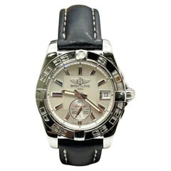 Breitling Galactic 36 A37330 Stainless Steel Leather Band Box Paper