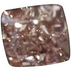 1.04 Fancy Pink Brown GIA Certified Diamond Ring