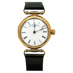 Vintage Patek Philippe Tiffany & Co Watch 34mm 18K Gold Leather Strap