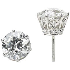 3.11 Carat Diamond Earrings