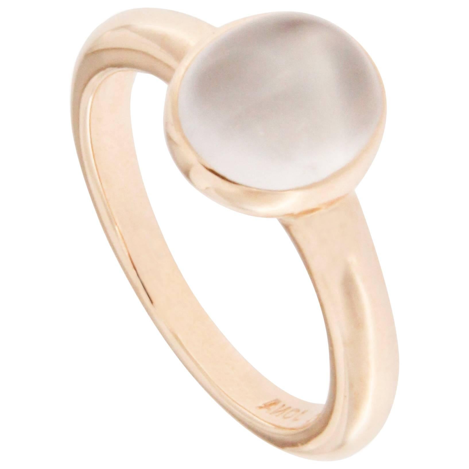 Jona Moonstone Pink Gold Ring