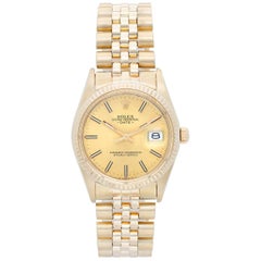 Rolex Yellow Gold Date Automatic Wristwatch Ref 15037