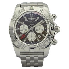 Breitling Chronomat GMT AB0410 47 mm, quadrante marrone, acciaio inossidabile