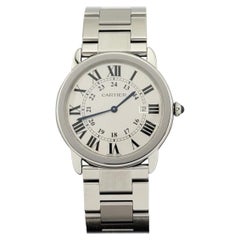 Cartier Ronde Solo 2934 W6701005 36mm Silver Dial Stainless Steel