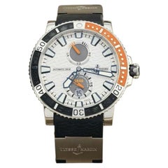 Ulysse Nardin Maxi Marine Diver 263-90 45mm Titanium Service Receipt Box Booklet