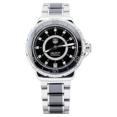 Tag Heuer Formula 1 WAU2212.BA0859 37mm Black Diamond Dial Bezel Steel Box Paper