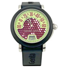 Gerald Genta Retro Sport RSP.X.10 41mm Green Jump Hour Stainless Steel and PVD