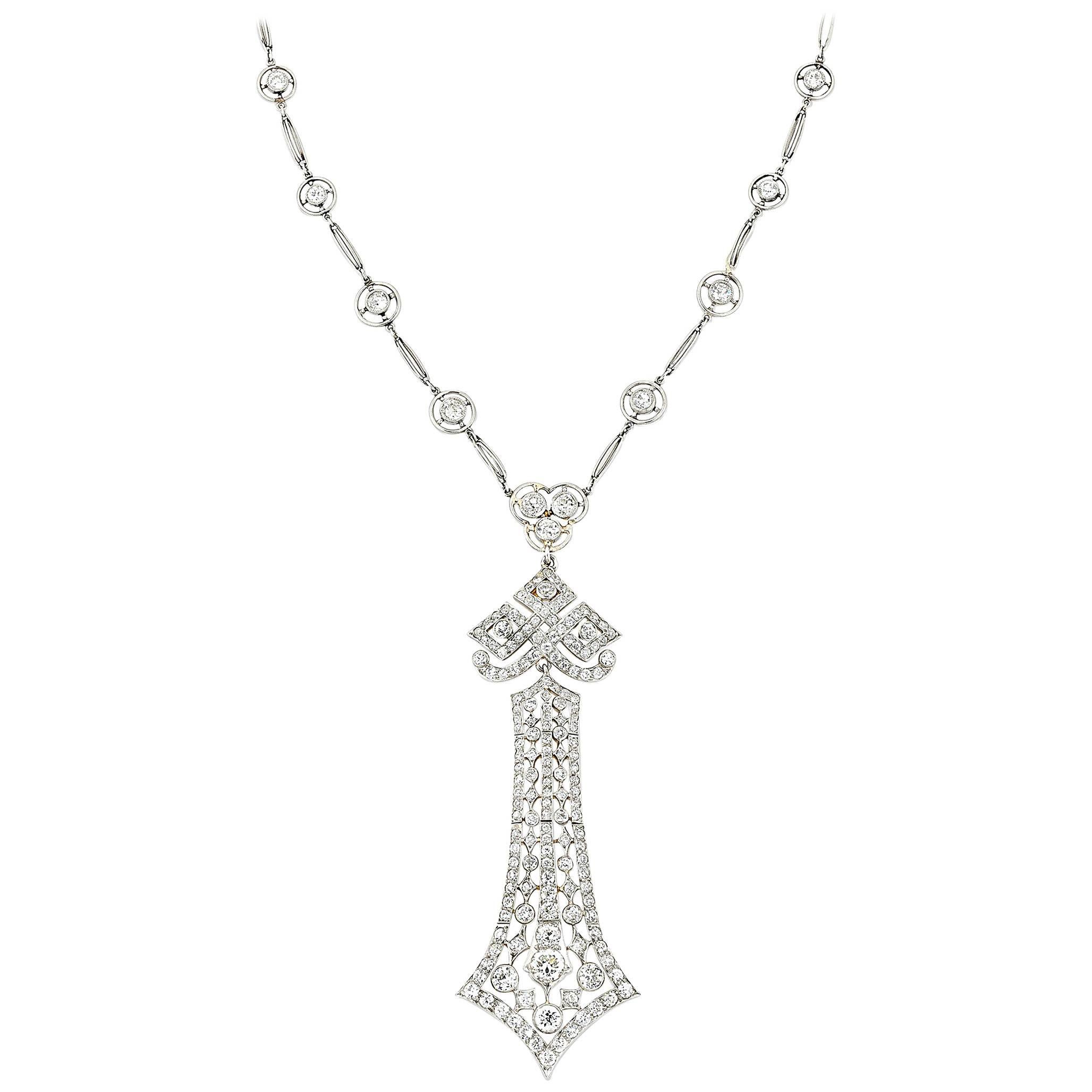 Tiffany & Co. Edwardian Diamond Necklace