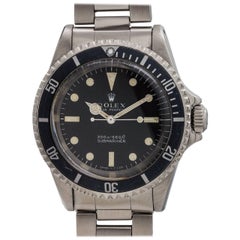 Rolex Stainless Steel Submariner Meters First Self Winding Wristwatch, c1967
