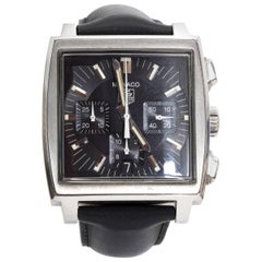 Used  Tag Heuer Monaco Stainless Steel Wristwatch