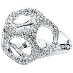 Towe Norlen Corail 2.15 Carat Contemporary Diamond Cocktail Ring