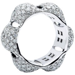 Towe Norlen Star Pillow 4.59 Carat Contemporary Diamond Cocktail Ring