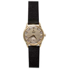 Omega Geneve Yellow Gold Vintage Manual Wristwatch 10