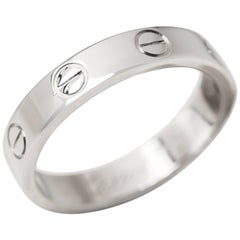 Cartier White Gold Mini Love Ring