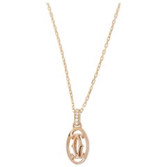 Cartier Diamond Rose Gold Necklace