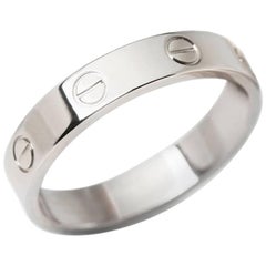 Cartier White Gold Mini Love Ring