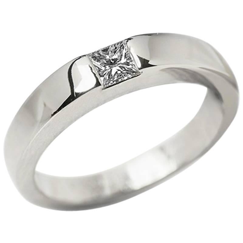 Cartier Diamond White Gold Ring