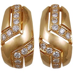 Cartier Diamond Hoop Earrings 12