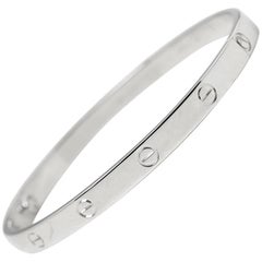 Cartier White Gold Love Bangle