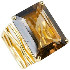 Carla Amorim Smoky Quartz Gold Ring