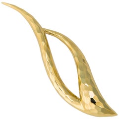 Elegant Henry Dunay Faceted Brooch